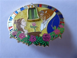 Disney Trading Pin 36843 JDS - Belle and the Beast - Rose Jar - Slider