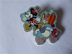 Disney Trading Pin 37562 WDW - Pin Route 498 - Backpack Gift Pin #2 (Minnie Mouse & Daisy Duck)