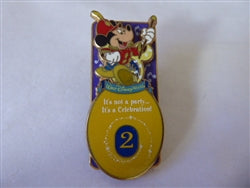 Disney Trading Pin 38281 WDW - Happiest Celebration On Earth - 2 Days to Go (Mickey Mouse)