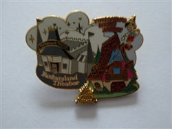 Disney Trading Pin 40644 DLR - Magical Milestones - Then and Now - Fantasyland Theater to Pinocchio's Daring Journey