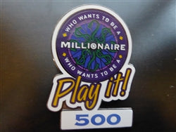 Disney Trading Pin 4562 Who Wants to Be a Millionaire: Play it! Set (500 Points)