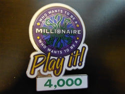 Disney Trading Pin 4565 Who Wants to Be a Millionaire: Play it! Set (4000 Points)