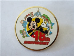 Disney Trading Pin 4767 TDL - 18th Anniversary (Mickey)