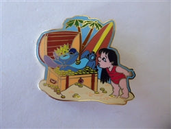 Disney Trading Pin 48352 DS - Lilo and Stitch - Treasure King - Surfing