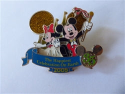 Disney Trading Pin 48598 WDW - Mickey Mouse - 35 Magical Milestones - 2005 - Happiest Celebration on Earth