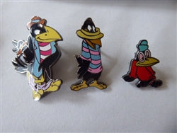 Disney Trading Pin 4990 DLR - Dumbo Crows (Dandy, Straw Hat and Glasses)