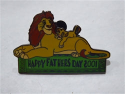 Disney Trading Pins 5272 DLR - Father's Day 2001 (Mufasa & Simba)