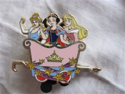 Disney Trading Pin 53034: Character Train Collection - Mystery 2 Pin Tin Set - Princess Pin Only