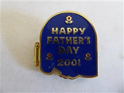 Disney Trading Pin 5539 WDW Father's Day 2001 Pinocchio & Geppetto