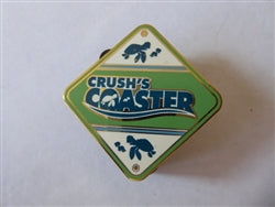 Disney Trading Pin 55423 DLP - WDI - Disneyland Paris - Crush's Coaster - 4 Pin Set (Sign Pin Only)
