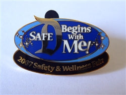 Disney Trading Pin 56306 DLR - Cast Member - Safe D Begins With Me - 2007