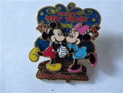 Disney Trading Pin 59122 WDW - Happy New Year 2008 - Mickey & Minnie
