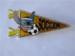 Disney Trading Pins 60673 DisneyShopping.com - Sports Pennant Series - Soccer (Stitch)