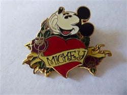Disney Trading Pins 60700 Mickey Mouse with Heart and Roses