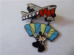 Disney Trading Pin 6397 DCA - Mickey - Agent MM Parachuting - Mickey's Top Secret Mission