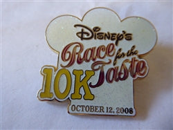 Disney Trading Pin 65704 WDW - Disney's Race for the Taste 2008 10K - Logo