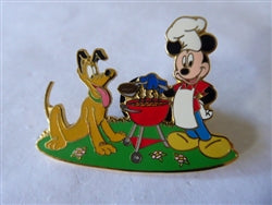 Disney Trading Pin 6612 DLR - BBQ Series (Mickey and Pluto)