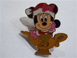 Disney Trading Pin 67043 TDR-Minnie in Santa Hat- 25 Lamp
