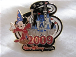 Disney Trading Pins 67144 WDW - 2009 Cinderella Castle - Sorcerer Mickey