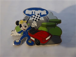 Disney Trading Pin 67741 DLR - 4 Pin Booster Collection - Tomorrowland - Autopia (Mickey)
