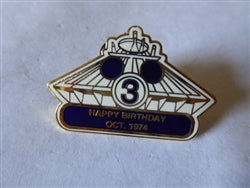 Disney Trading Pins 6920 WDW - Cast 3rd Anniversary Pin (Space Mountain)
