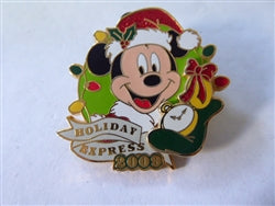 Disney Trading Pin 74298 Disney Gift Card Promotion Pin 2009 - Season's Greetings Holiday Express - Mickey Mouse