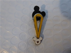 Disney Trading Pin 75174 WDW - 2010 Hidden Mickey Series - Lanyard - Yellow