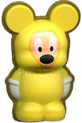 Disney Trading Pin Vinylmation 3D Pins - Mickey Mouse in Poncho