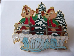 Disney Trading Pin 8421 DL - Chip and Dale - Christmas Parade - Float