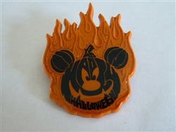Disney Trading Pin 85382: Halloween 2011 - Flaming Pumpkin Mickey