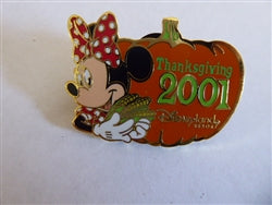 Disney Trading Pin 8596 DLR - Cast Thanksgiving Day 2001 (Minnie Mouse)