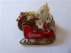 Disney Trading Pins 87347 WDW - Mickey's Very Merry Christmas Party 2011 - Boxed Set - Santa Claus with Cinderella Castle (Completer) ONLY
