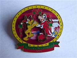 Disney Trading Pin 8860 Holiday Pins at the M&P Goofy and Pluto