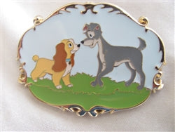 Disney Trading Pin 89193: 25th Anniversary Lady and the Tramp Collector's Boxed Pin Set - Lady and Tramp