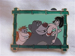 Disney Trading Pin 89458: Disney Characters Family Portraits - Reveal/Conceal Mystery Collection - Jungle Book Family Only