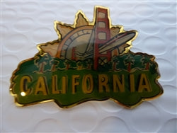 Disney Trading Pin 9055 California Monorail with Golden Gate Bridge