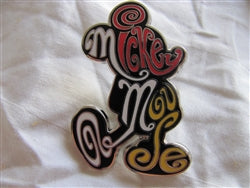 Disney Trading Pin 93528: Character Silhouette Names - Mickey Mouse