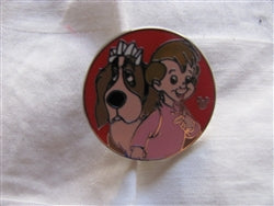 Disney Trading Pin 97259: DLR - 2013 Hidden Mickey Series - Peter Pan and Friends - Nana and Michael