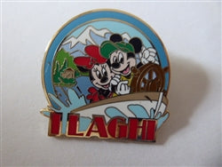 Disney Trading Pin 97456 Adventures by Disney - Alpine Magic – I Laghi (Mickey & Minnie)