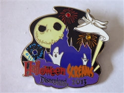 Disney Trading Pin 98334 DLR - Mickey's Halloween Party 2013 - Halloween Screams Jack Skellington and Zero