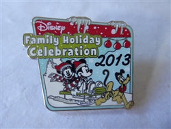 Disney Trading Pin 99223 Cast Member - Disney Family Holiday Celebration 2013 - Mickey & Minnie