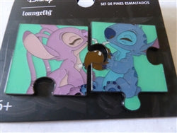Disney Trading Pin Angel & Stitch Puzzle Pieces
