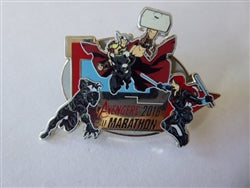 Disney Trading Pin 2016 Disney Pin runDisney Disneyland Avengers Half Marathon