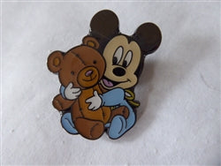Disney Trading Pin Mickey Mouse & Friends Baby Blind Box - Mickey With Teddy