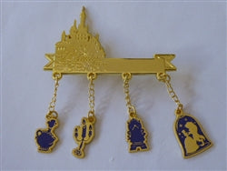 Disney Trading Pins Beauty And The Beast Icon Charms