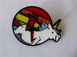 Disney Trading Pin Deadpool Rainbow Unicorn
