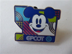 Disney Trading Pin EPCOT Rectangular Retro Mystery Collection - Mickey Mouse - Walt Disney World