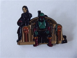 Disney Trading Pin Star Wars: Book of Boba Fett - Set - Fennec and Boba Throne