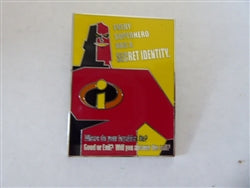 Disney Trading Pin Mr Incredible Poster Heroes vs Villains