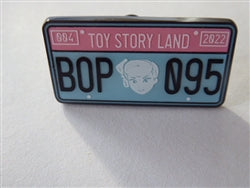 Disney Trading Pins HKDL Pin Trading Carnival 2022 - License Plate Series - Bo Peep